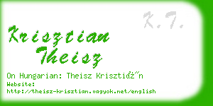 krisztian theisz business card